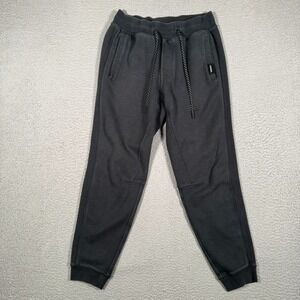 Legends Pants Mens Small Black Highland Jogger Elastic Waist Sweatpants Logo